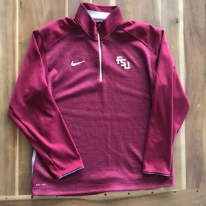 FSU Nike Dri-Fit 1/2 Zip Sweatshirt XL